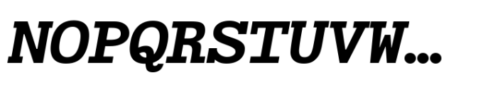 Typist Variable Mono Italic Font UPPERCASE