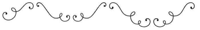 Typnic Script Ornaments Font LOWERCASE