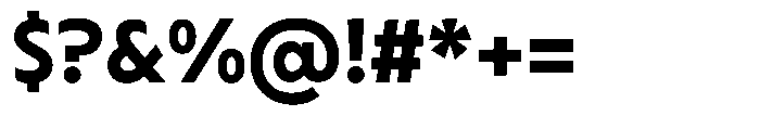 Typocaster Bold Font OTHER CHARS