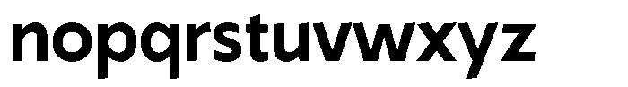 Typocaster Bold Font LOWERCASE
