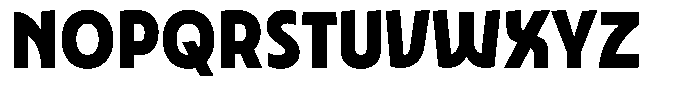 Typocaster Condensed Extra Bold Font UPPERCASE