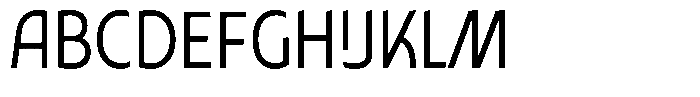 Typocaster Condensed Light Font UPPERCASE