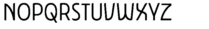 Typocaster Condensed Light Font UPPERCASE
