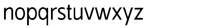 Typocaster Condensed Light Font LOWERCASE