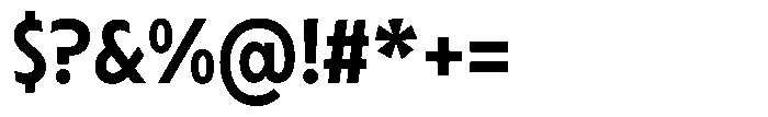 Typocaster Condensed Medium Font OTHER CHARS