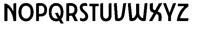 Typocaster Condensed Regular Font UPPERCASE