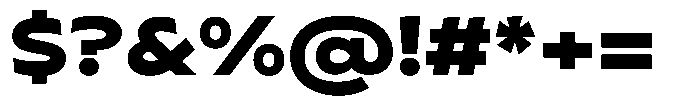 Typocaster Expanded Black Font OTHER CHARS