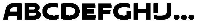 Typocaster Expanded Black Font UPPERCASE