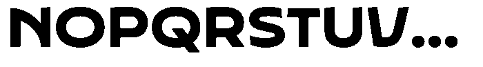 Typocaster Expanded Extra Bold Font UPPERCASE