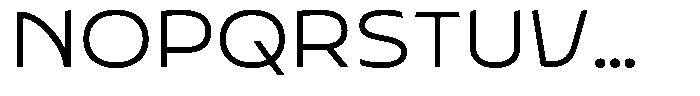 Typocaster Expanded Light Font UPPERCASE