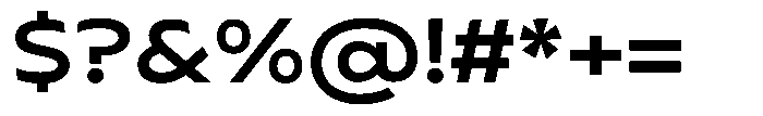 Typocaster Expanded Medium Font OTHER CHARS