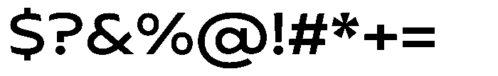 Typocaster Expanded Regular Font OTHER CHARS