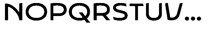 Typocaster Expanded Regular Font UPPERCASE
