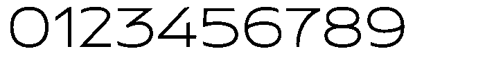 Typocaster Expanded Thin Font OTHER CHARS
