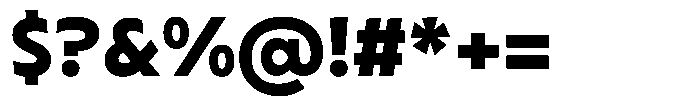 Typocaster Extra Bold Font OTHER CHARS