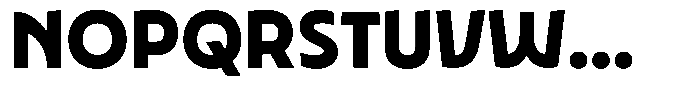 Typocaster Extra Bold Font UPPERCASE