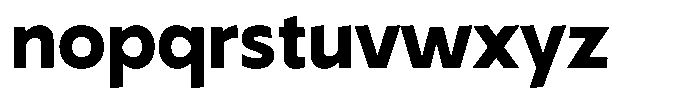 Typocaster Extra Bold Font LOWERCASE