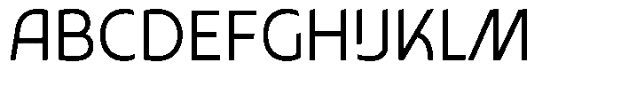 Typocaster Light Font UPPERCASE