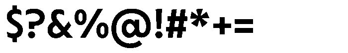 Typocaster Medium Font OTHER CHARS