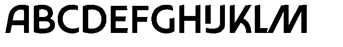 Typocaster Medium Font UPPERCASE