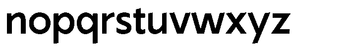 Typocaster Medium Font LOWERCASE