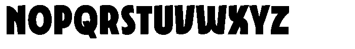 Typocaster Narrow Black Font UPPERCASE