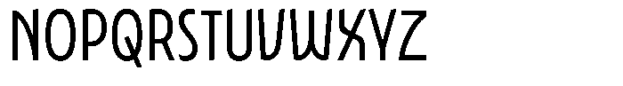 Typocaster Narrow Light Font UPPERCASE
