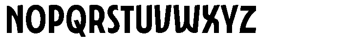 Typocaster Narrow Medium Font UPPERCASE