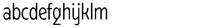 Typocaster Narrow Thin FONT
