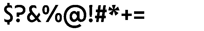 Typocaster Regular Font OTHER CHARS