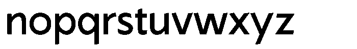Typocaster Regular Font LOWERCASE