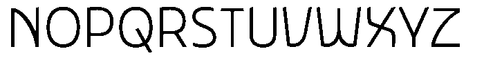 Typocaster Thin Font UPPERCASE