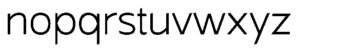 Typocaster Thin Font LOWERCASE