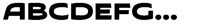 Typocaster Wide Black Font UPPERCASE