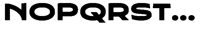 Typocaster Wide Black Font UPPERCASE