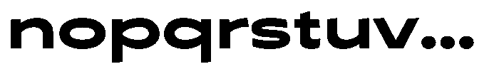 Typocaster Wide Black Font LOWERCASE