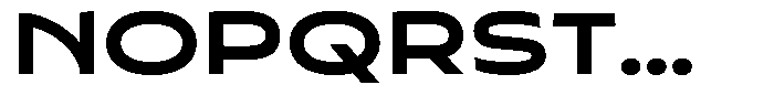 Typocaster Wide Bold Font UPPERCASE
