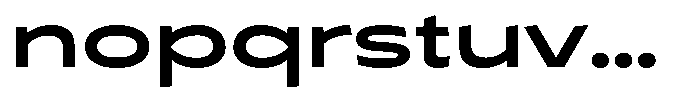 Typocaster Wide Bold Font LOWERCASE