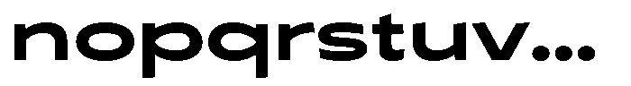 Typocaster Wide Extra Bold Font LOWERCASE