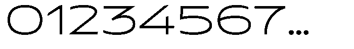 Typocaster Wide Thin Font OTHER CHARS