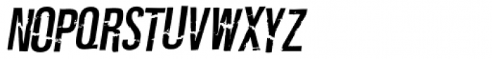 Typochondriac Oblique Font UPPERCASE