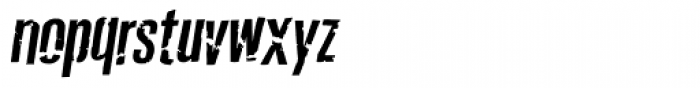 Typochondriac Oblique Font LOWERCASE