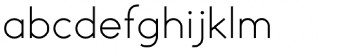 Typograph Pro Light Font LOWERCASE