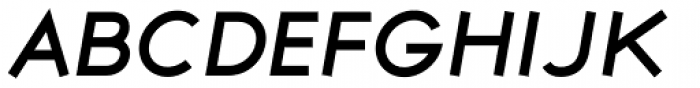 Typograph Pro SemiBold Italic Font UPPERCASE