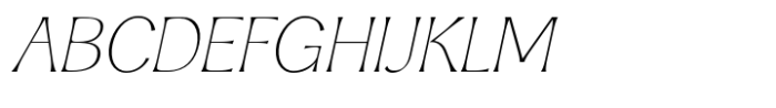 Typogravure Extra Light Italic Font UPPERCASE