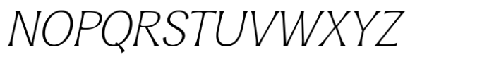 Typogravure Light Italic Font UPPERCASE