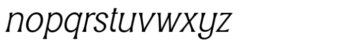 Typogravure Regular Italic Font LOWERCASE