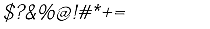 Typogravure Thin Italic Font OTHER CHARS