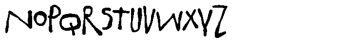 Typojunky Font UPPERCASE