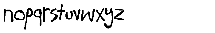 Typojunky Font LOWERCASE
